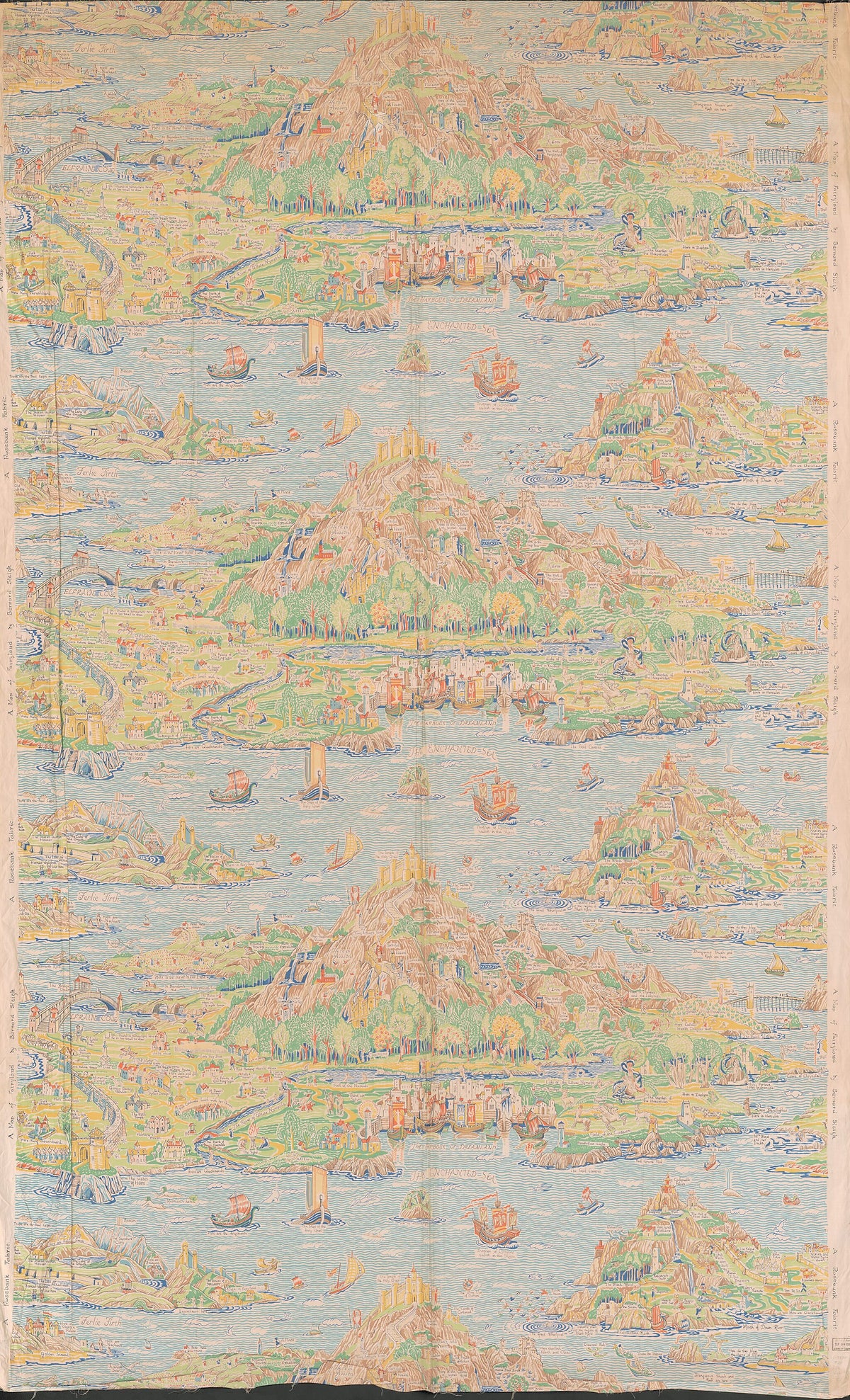 A Map of Fairyland : imaginary Locality in 1920 by Relic Map Company