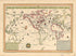 Map of Adventures for Boys and Girls : Stories, Trails, Voyages, Discoveries, Explorations & Places to Read About 1925 by Relic Map Company