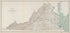 Topographic Map of the State of Virginia in 1928 by Relic Map Company