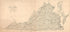 State of Virginia in 1914 by Relic Map Company