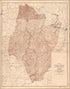 Map III of Upshur County and Western Portion of Randolph County Showing Topography 1918 by Relic Map Company