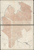 Map of Jackson, Mason, and Putnam Counties Showing Topography 1911 by Relic Map Company