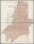 Map of Marshall, Wetzel, and Tyler Counties Showing Topography in 1909 by Relic Map Company