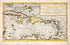 Isole Antili, La Cuba E La Spagnuola 1690 by Relic Map Company