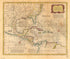 A New and Accurate Chart of the West Indies With the Adjacent Coasts of North and South America 1720 by Relic Map Company