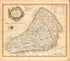 An Accurate Map of the Island of Barbadoes 1752 by Relic Map Company