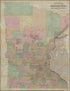 Sectional Map of the Surveyed Portion of Minnesota and North Western Part of Wisconsin 1860 by Relic Map Company