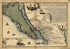 La Californie Ou Nouvelle Caroline : Teatro De Los Trabajos, Apostolicos De La Compa. E Jesus En La America Septe 1720 by Relic Map Company