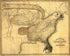 The Eagle Map of the United States 1833 by Relic Map Company