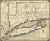 Map of the Southern Part of the State of New York Including Long Island, the Sound, the State of Connecticut, Part of the State of New Jersey, and Islands Adjacent : Compiled from Actual Late Surveys 1815 by Relic Map Company