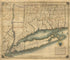Map of the Southern Part of the State of New York Including Long Island, the Sound, the State of Connecticut, Part of the State of New Jersey, and Islands Adjacent : Compiled from Actual Late Surveys 1819 by Relic Map Company