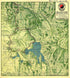 Yellowstone National Park 1910 by Relic Map Company