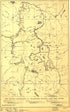 Map Showing Development of Yellowstone National Park Road System 1900 by Relic Map Company