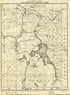 Map of the Tourist Routes, Yellowstone National Park 1900 by Relic Map Company