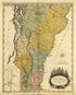 Vermont, from Actual Survey 1814 by Relic Map Company
