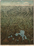 Yellowstone National Park, Northern Pacific Railroad 1895 by Relic Map Company