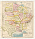 States of the Mississippi Valley 1903 by Relic Map Company