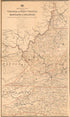 Post Route Map of the United States in 1888 by Relic Map Company