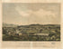 Ludlow, Vermont 1859 from South Hill / Lith. of Endicott & County, New York by Relic Map Company