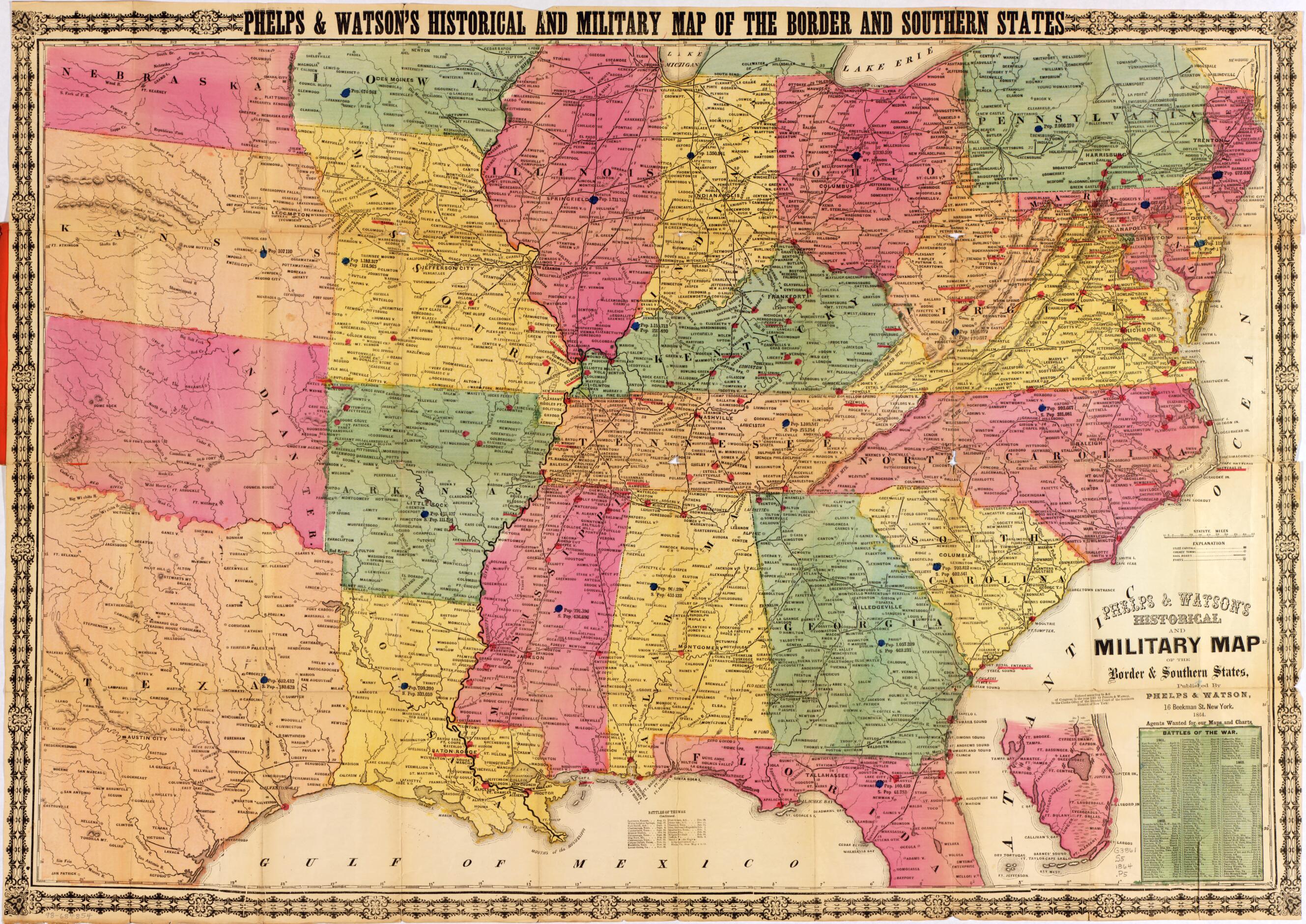 This old map of Phelps &amp; Watson&