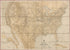 Military Map of the United States 1869 by Relic Map Company