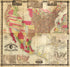 The Washington Map of the United States in 1860 by Relic Map Company