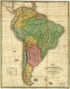 Map of South America According to the Latest and Best Authorities 1826 by Relic Map Company