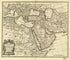 Map of Turky sic, Arabia and Persia. (Map of Turkey, Arabia and Persia) 1721 by Relic Map Company