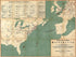 Karte Und Wegweiser Nach Nordamerika 1853 by Relic Map Company