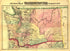 J.K. Gill & Cos. Map of Washingtonter 1878 by Relic Map Company