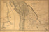 Map of the Oregon Territory 1871 by Relic Map Company