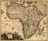 Totius Africæ Accuratissima Tabula 1688 by Relic Map Company