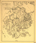 Map of Mount Desert Island, Maine 1911 by Relic Map Company