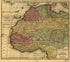Carte De La Barbarie, Le La Nigritie Et Del La Guinée in 1792 by Relic Map Company