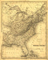 United States 1835 by Relic Map Company