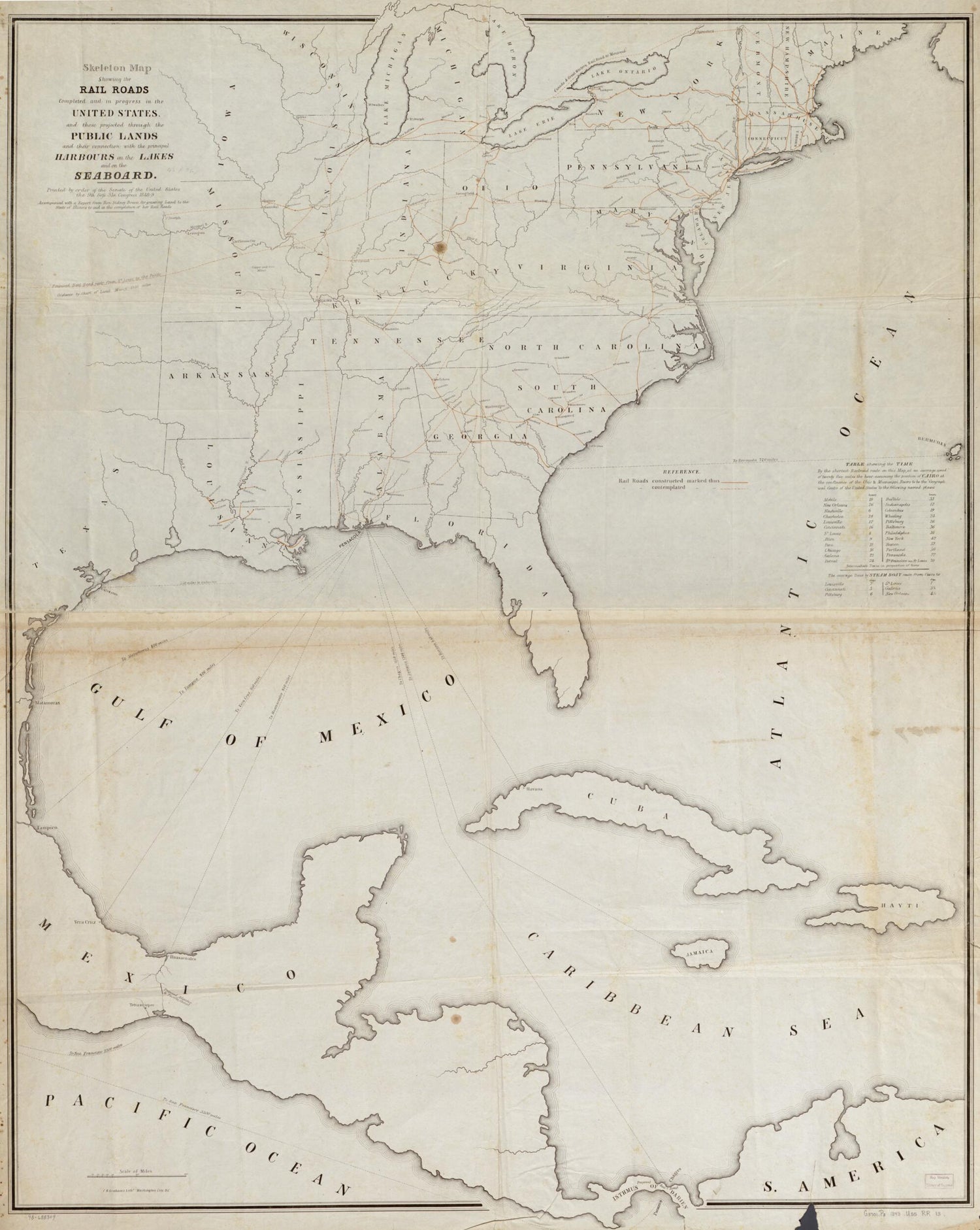 This old map of 9 from 1848 was created by  United States. Congress. Senate in 1848