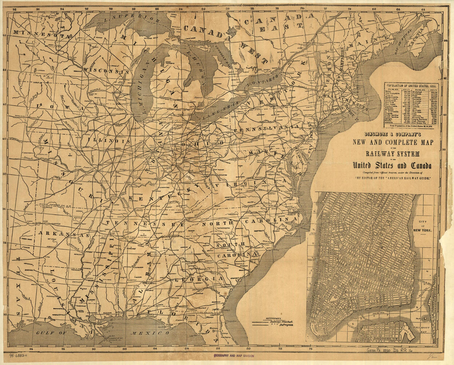 This old map of Dinsmore &amp; Company&