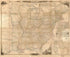 A New Map for Travellers Through the United States of America Showing the Railways, Canals & Stage Roads, With the Distances 1852 by Relic Map Company