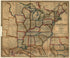 A New Map of the United States. Upon Which Are Delineated Its Vast Works of Internal Communication, Routes Across the Continent &c 1852 by Relic Map Company