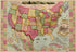 The American Union Railroad Map of the United States, British Possessions, West Indies, Mexico and Central America in 1872 by Relic Map Company