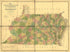 Map of Virginia, Maryland and Delaware Exhibiting the Post Offices, Post Roads, Canals, Rail Roads &c. (Delaware, Maryland, Virginia) 1839 by Relic Map Company