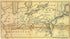 Sketch Illustrating the Positions of the Commercial Cities and Towns of the Eastern, Middle and Western States With the Principal Existing and Proposed Lines of Communication 1850 by Relic Map Company