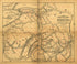 New Railway Guide Containing All the Rail Roads In Pennsylvania & N. Jersey With Portions of New York, Ohio, Maryland & Virginia in 1863 by Relic Map Company