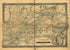 Railroad & Express Map of the Middle States 1867 by Relic Map Company