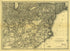 Top Coal Field and Present and Proposed Railroads 1889 by Relic Map Company