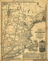 Map of Railways In New England and Part of New York; Engraved by D. C. Hitchcock for the Pathfinder Railway Guide 1847 by Relic Map Company