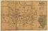 Map Showing the Position of Chicago In Connection With the North West & the Principal Lines of Rail Roads, Canals, Navigable Streams and Lakes, Together With the Most Important Towns, and Their Distances from Chicago 1850 by Relic Map Company