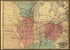 New & Reliable Rail Road Map, Travellers Edition, Western 1859 by Relic Map Company