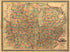 Traveling Map of the Western States, Exhibiting the Counties, Towns and Villages, the Rail Ways, Rivers, Canals, and Lakes and Towns & Stations On Them; Engraved by Jos. Beutler 1864 by Relic Map Company