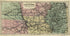 Map Showing the Railroad and Highway Bridge Over the Missouri River at St. Joseph, Mo. and the Railroads Connecting Therewith in 1872 by Relic Map Company
